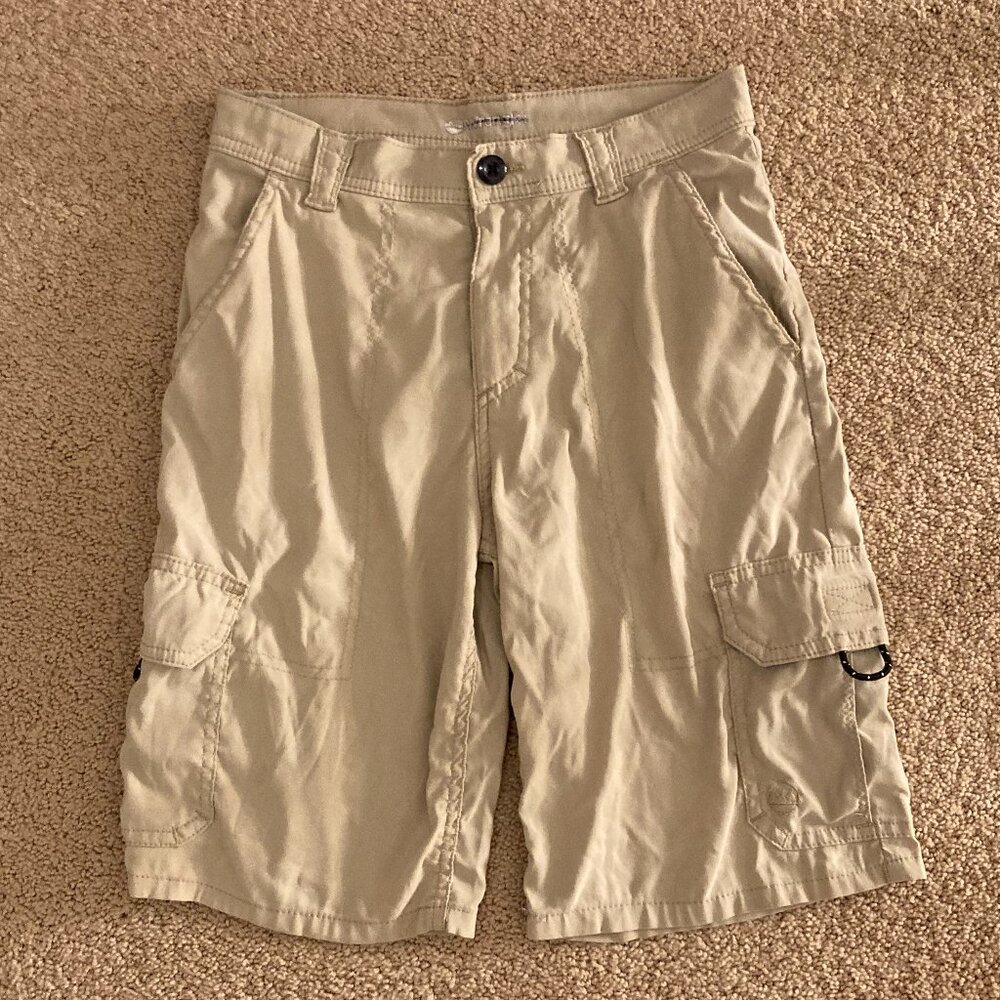 Boy’s Wrangler Cargo Shorts - Thin dry-fit style fabric feel - Size 12